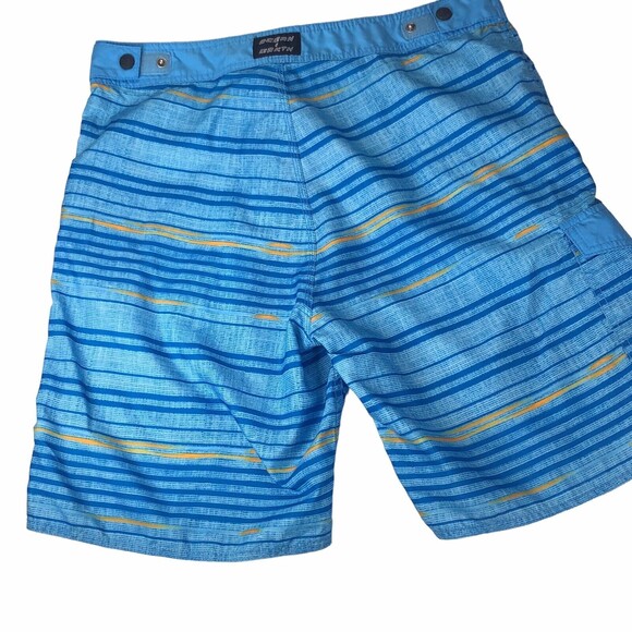 Ocean & Heart Size 36 Shorts Board Polyester Blue Surf Apparel - Picture 12 of 12